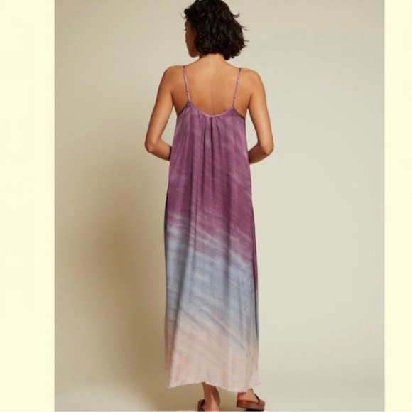 Nation Ltd. Lila Ombré Sateen Maxi Dress - Picture 3 of 13